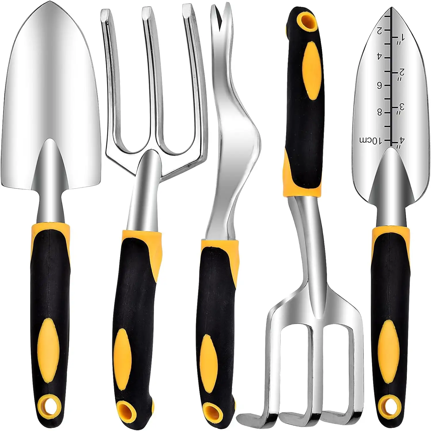 Garden Tool Set, 5 Piece heavy duty cast aluminum alloy