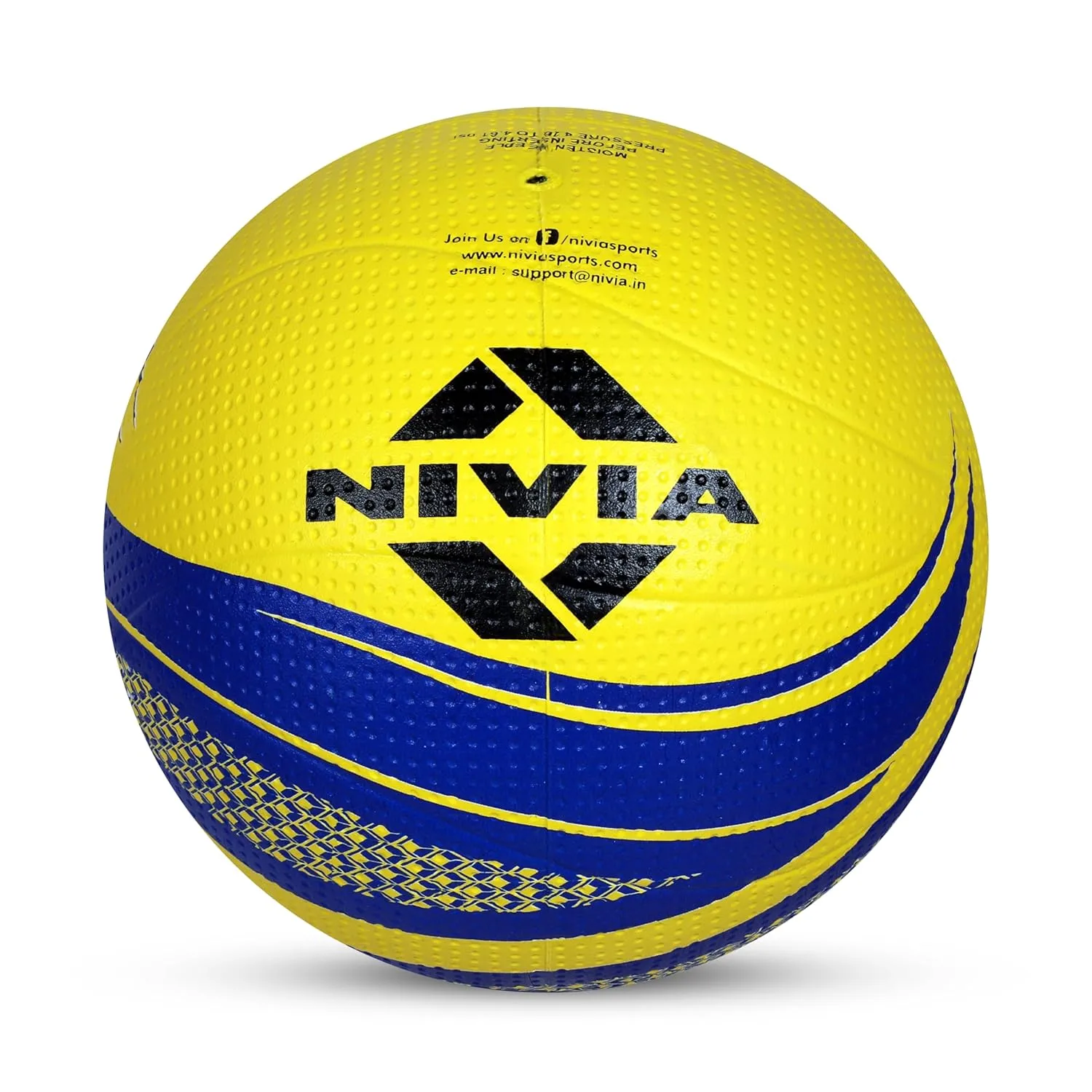 Nivia Craters Volleyball/Rubber Moulded Volleyball Size - 4