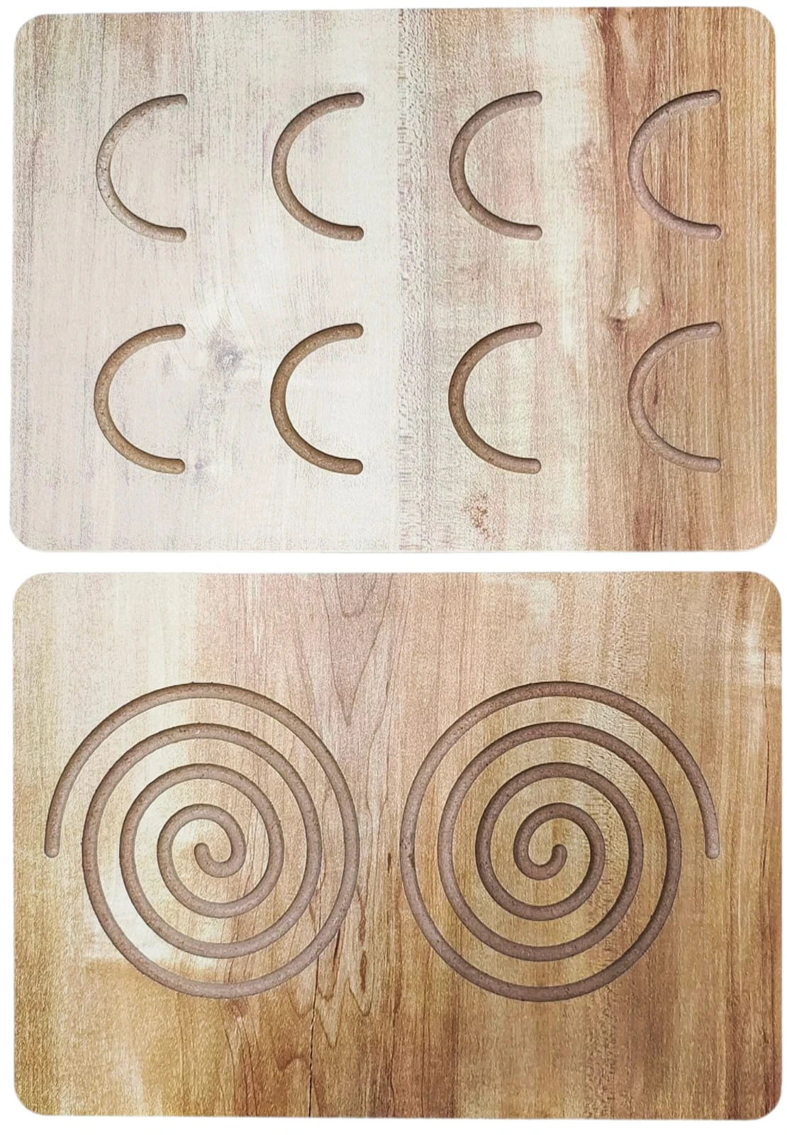 Both Side Pattern Wooden Tracing Board for Kids (Design 5)