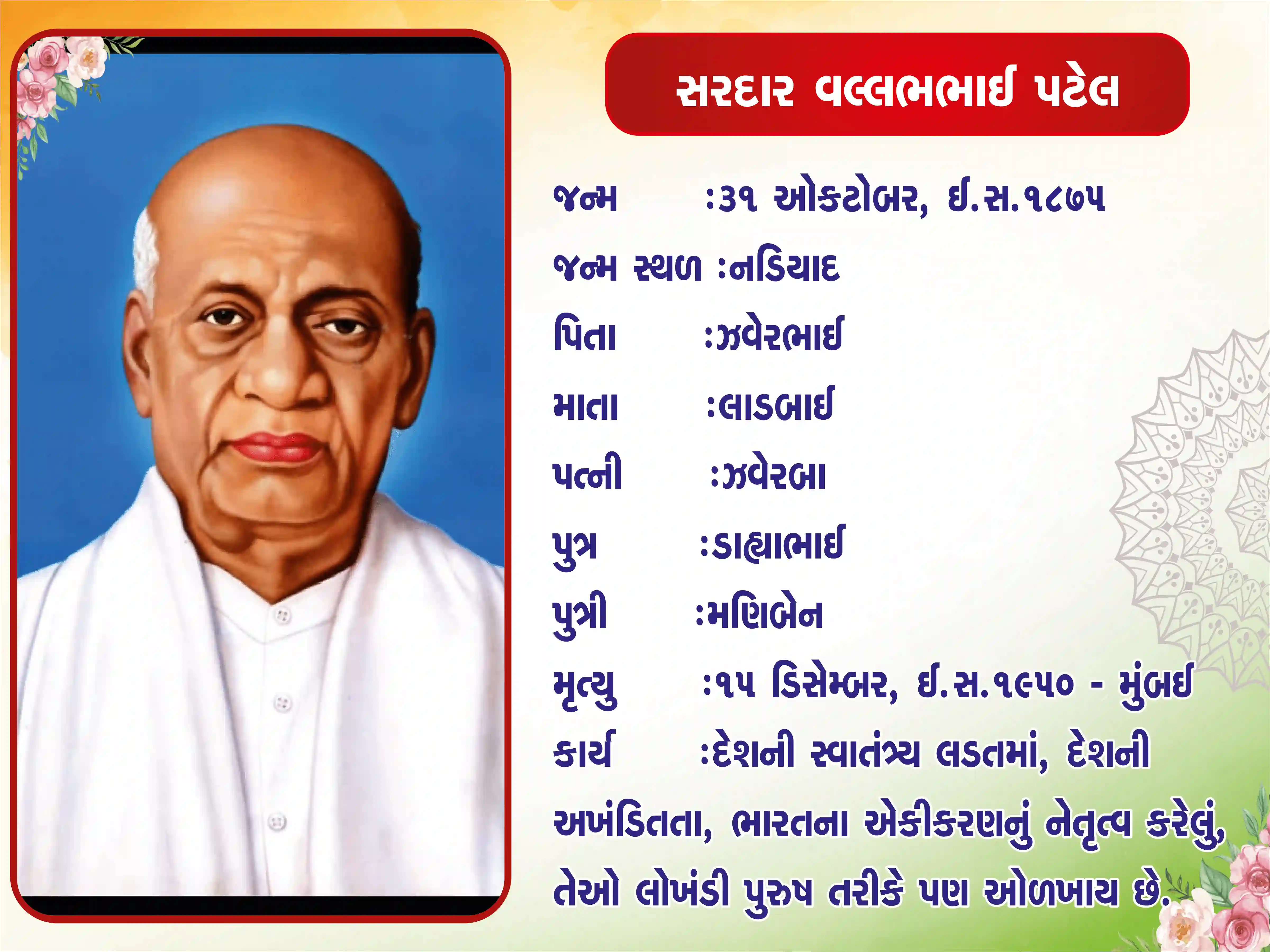 Sardar Patel 2feet * 1.5feet 5mm Foam Sheet