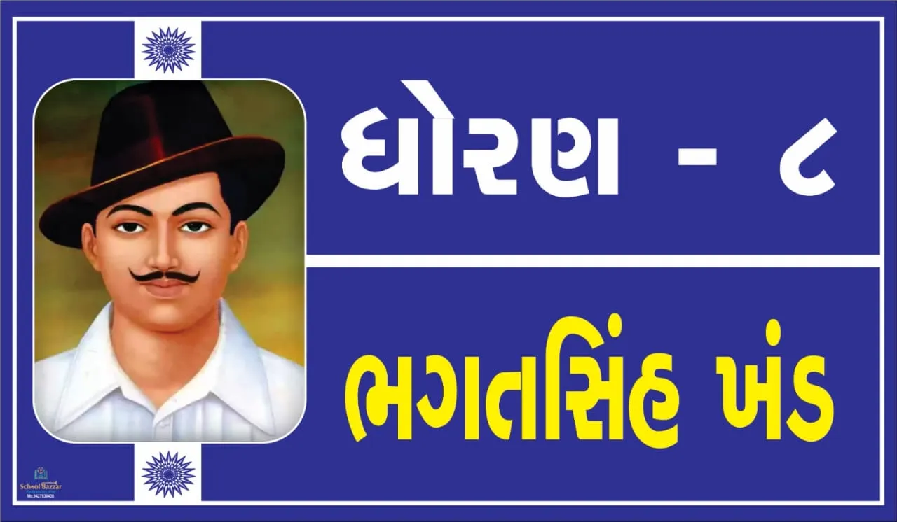 STD 8 ( ધોરણ 8 ) Size 6 inch × 11 inch Foam Sheet 5 mm