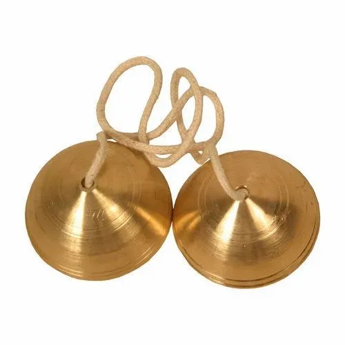 Brass Manjeera Traditional ( Pair )
