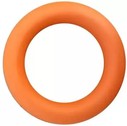 Rubber Kids Playing Plain Tennikoit Ring